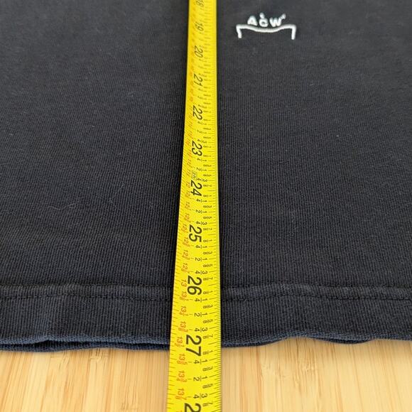 A-Cold-Wall Black by Samuel Ross Logo Short Sleeve Tee T-Shirt - Picture 6 of 7